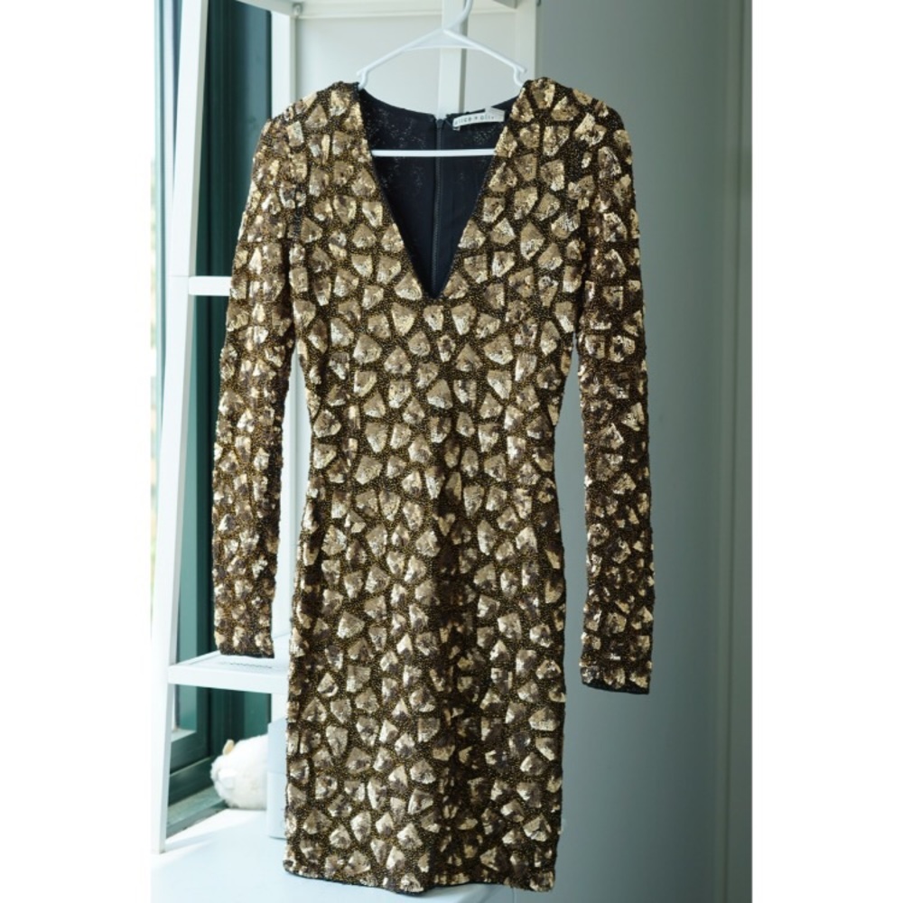 Alice Olivia Beaded Party Dress